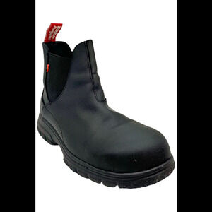 Mellow Walk Women's Maddy Metal Free Safety Boots Black - Medium